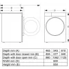 Gorenje WPNEI84A1TS práčka plnená spredu 8 kg 1400 ot/min biela