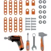 Detský kufrík na náradie Simba-Dickie Smoby Black+Decker sada hračkárskeho náradia