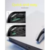 Chladič ICY BOX IB-M2HS-PS5 pre PlayStation 5 čierny 27 mm x 76 mm x 9 mm