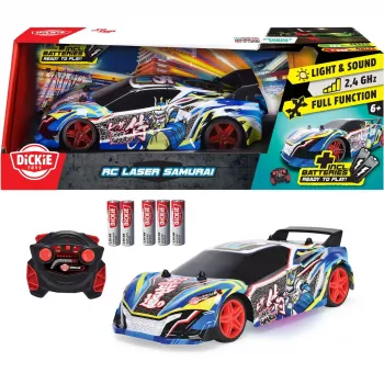 Rádiom riadené auto Simba-Dickie Dickie RC Laser Samurai mierka 1:20