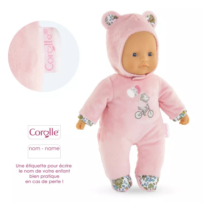 Plüschbär Simba‑Dickie Corolle Mon Doudou Corolle Sweetheart ružová — komfortná plyšová bábika