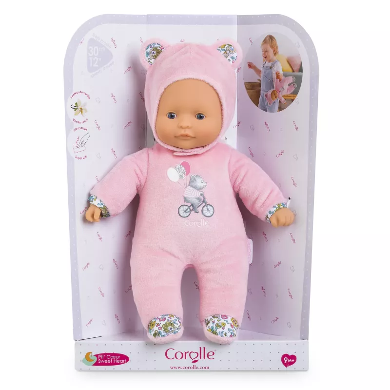 Plüschbär Simba‑Dickie Corolle Mon Doudou Corolle Sweetheart ružová — komfortná plyšová bábika