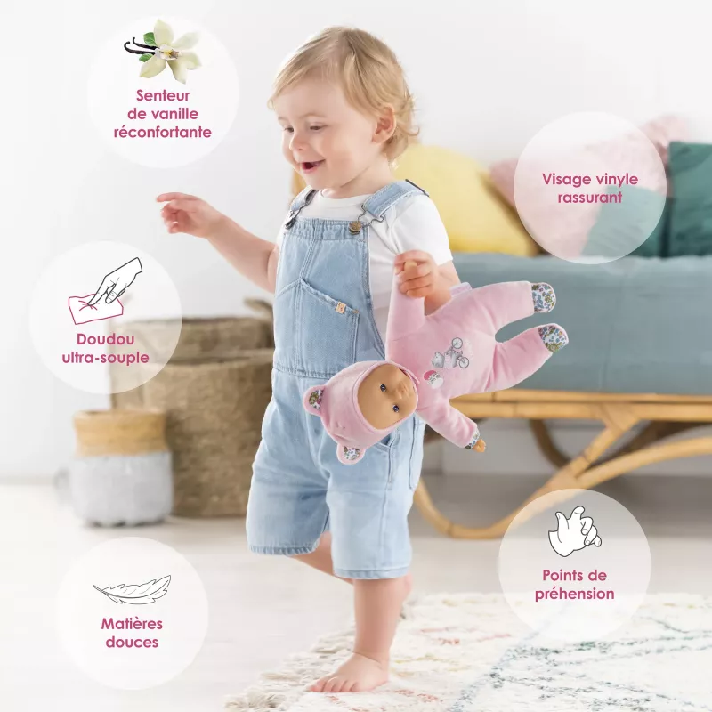 Plüschbär Simba‑Dickie Corolle Mon Doudou Corolle Sweetheart ružová — komfortná plyšová bábika