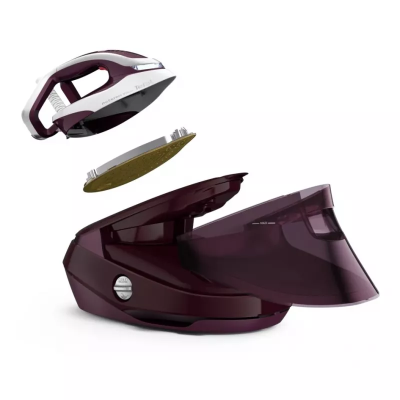 Tefal Pro Express Vision GV9810 3000 W 1,1 L Durilium AirGlide Autoclean žehliaca plocha červená, biela