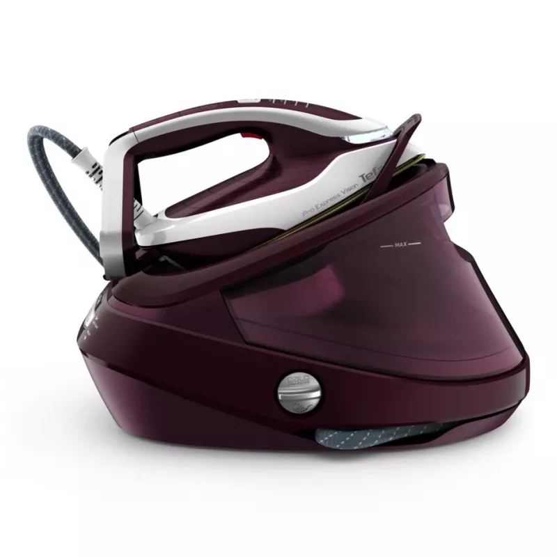 Tefal Pro Express Vision GV9810 3000 W 1,1 L Durilium AirGlide Autoclean žehliaca plocha červená, biela