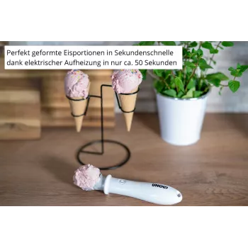 Naberačka na zmrzlinu Unold 488990 4 mm nerezová oceľ plast biela