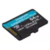 Kingston Technology 64GB microSDXC Canvas Go Plus Gen4 200R A2 U3 jednotlivé balenie bez ADP