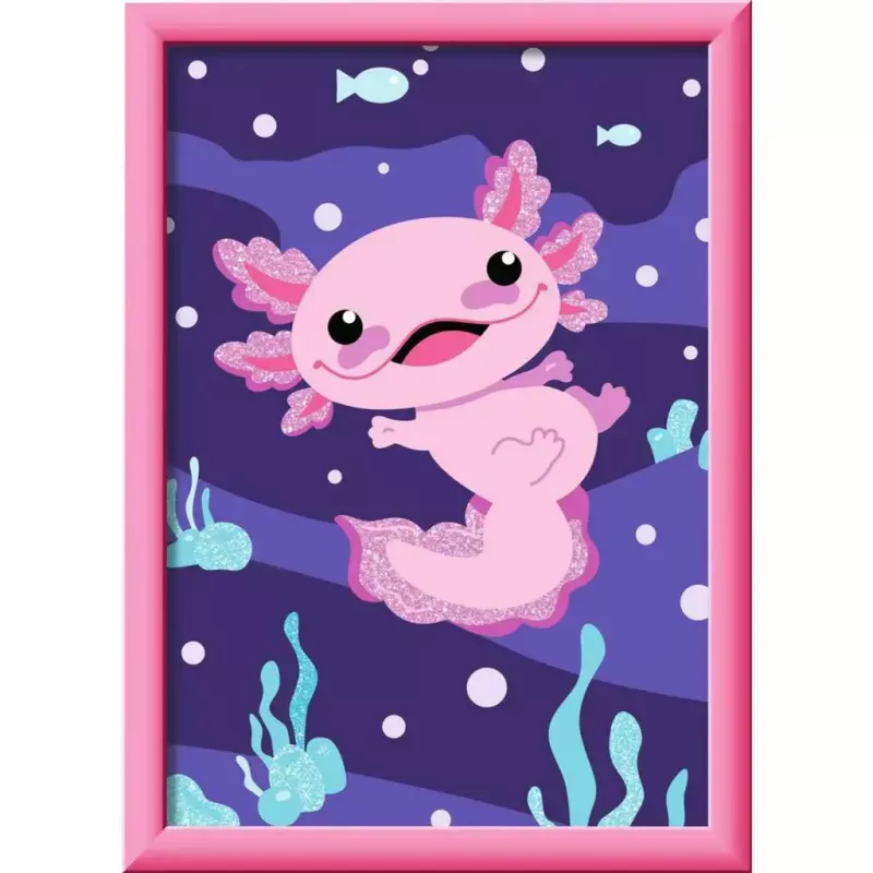 Maľovacia sada Ravensburger CreArt — Axolotl (umelecká sada) od Ravensburger
