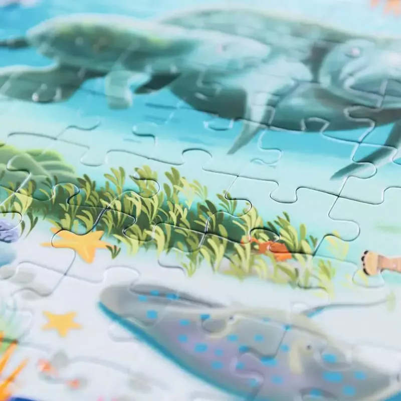 Ravensburger UP! Morské živočíchy puzzle — sada s 64, 72, 81, 90 dielmi