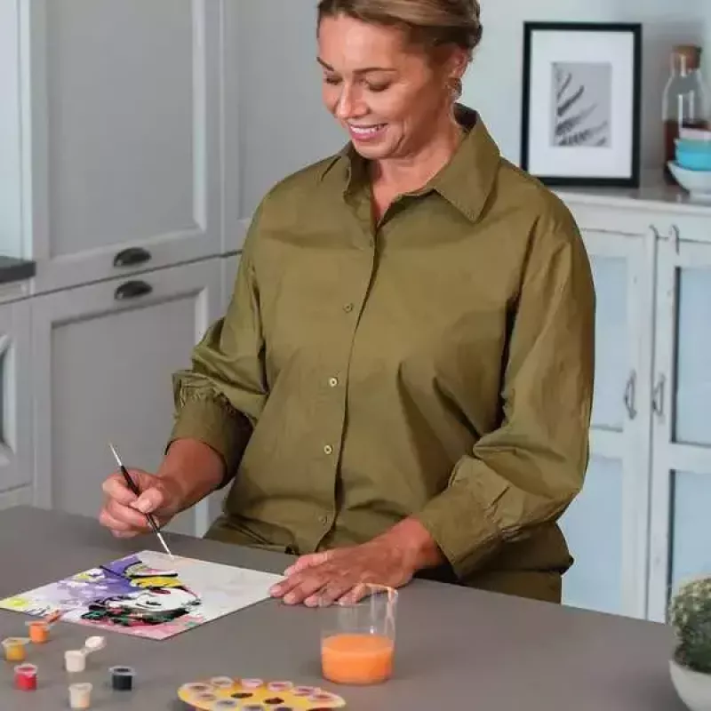 Puzzle maľovacia sada Ravensburger CreArt Premium — Audrey Hepburn (Ravensburger 25526)