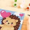 Sada maľovania podľa čísel Ravensburger CreArt Bodkovaný ježko (model 25883) – maliarska sada