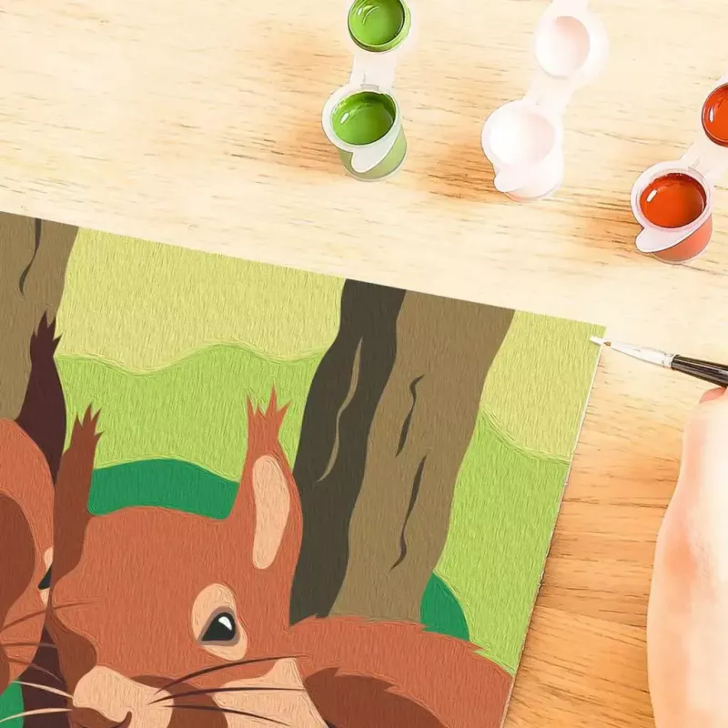 Maliarska sada Ravensburger CreArt – Cuddling Squirrels (model 25882) od Ravensburger