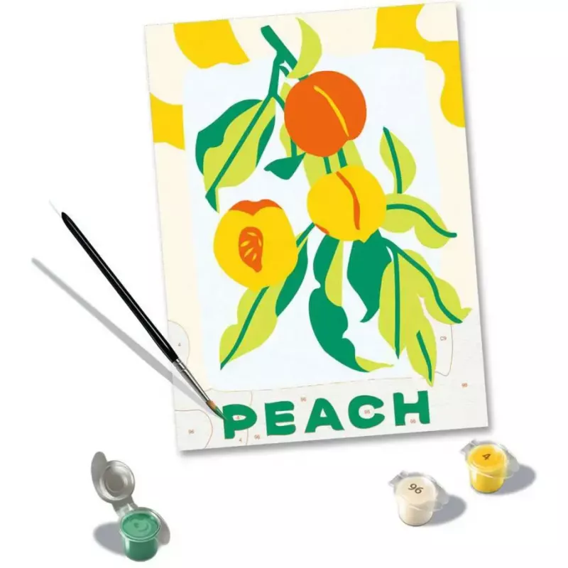 Maliarska sada Ravensburger CreArt — Peaches (kreatívna maliarska sada, model 25517)