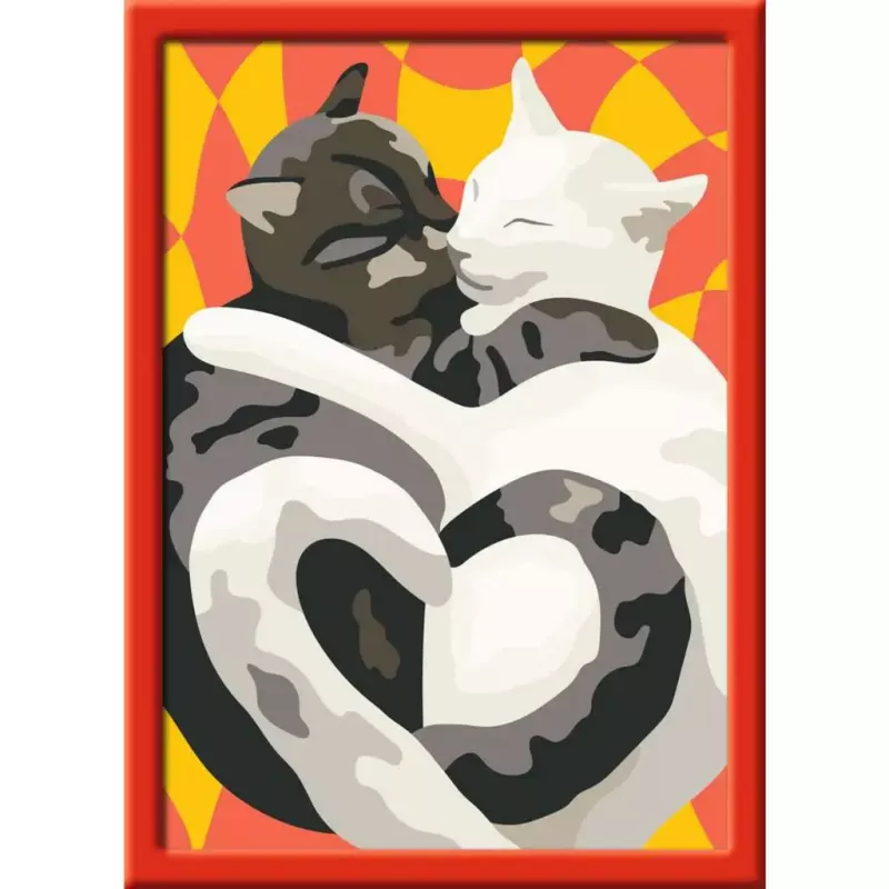Ravensburger maliarska sada CreArt - Cat Love (kreatívna maliarska sada)