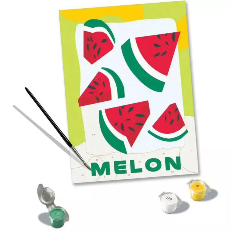 Sada maľovania podľa čísel Ravensburger CreArt – Melóny (dizajn), Ravensburger 25516