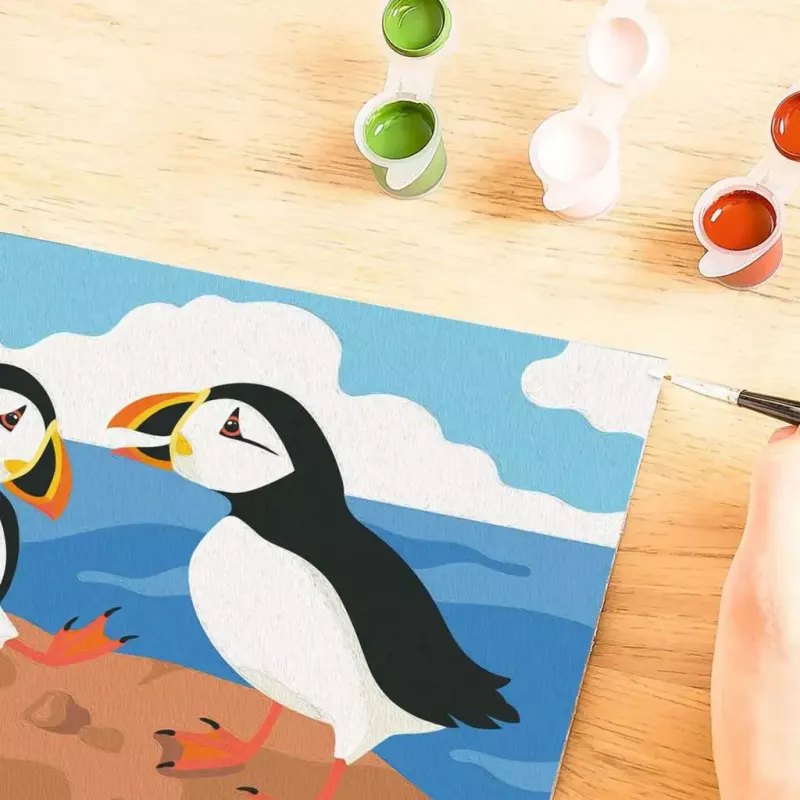 Ravensburger CreArt Puffins maliarska sada