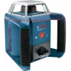 Bosch GRL 400 H Professional set rotačného lasera, dosah 400 m (s prijímačom), červený laser, s prijímačom LR 1, statívom BT 152 a kufrom, modrý
