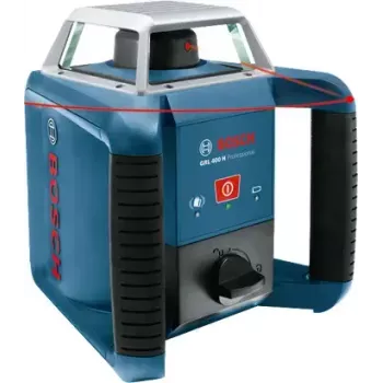 Rotačný laser Bosch GRL 400 H 400 m dosah 0,08 mm/m presnosť