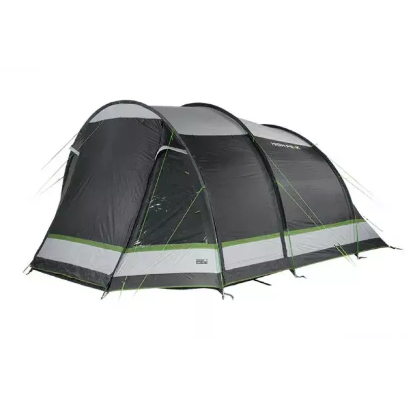 Tunelový stan High Peak Meran 5.0 pre 5 osôb zelená svetlosivá