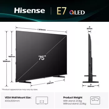 Hisense 75E77Q 190,5 cm (75
