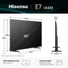 Hisense 85E77Q QLED Smart TV 85 palcov (215 cm), 4K Ultra HD, Wi-Fi, trojitý tuner, čierny