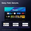 Hisense 85E77Q QLED Smart TV 85 palcov (215 cm), 4K Ultra HD, Wi-Fi, trojitý tuner, čierny