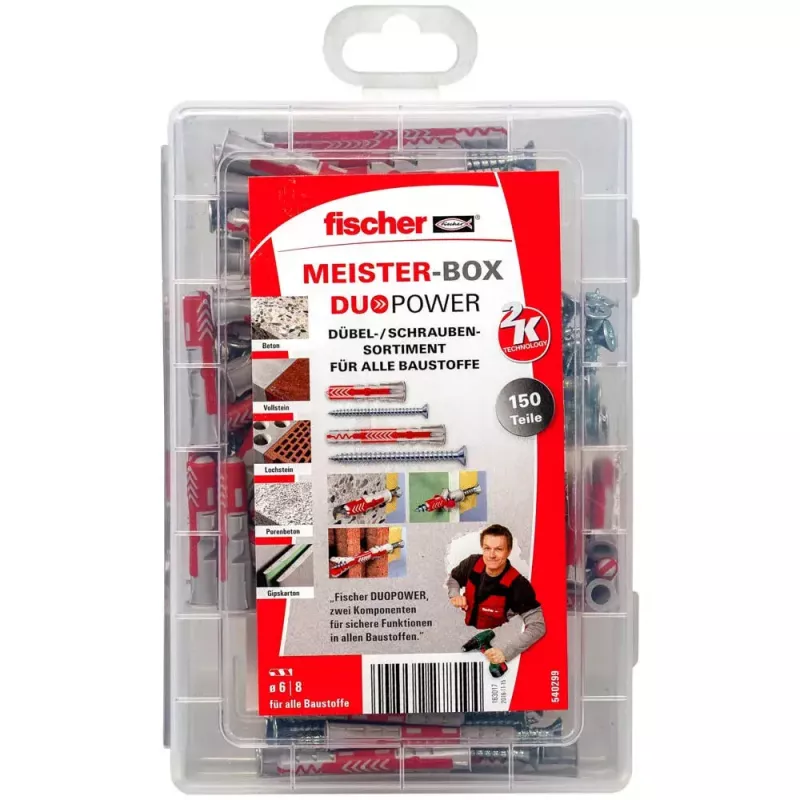 Sada skrutiek a hmoždiniek Fischer 540299