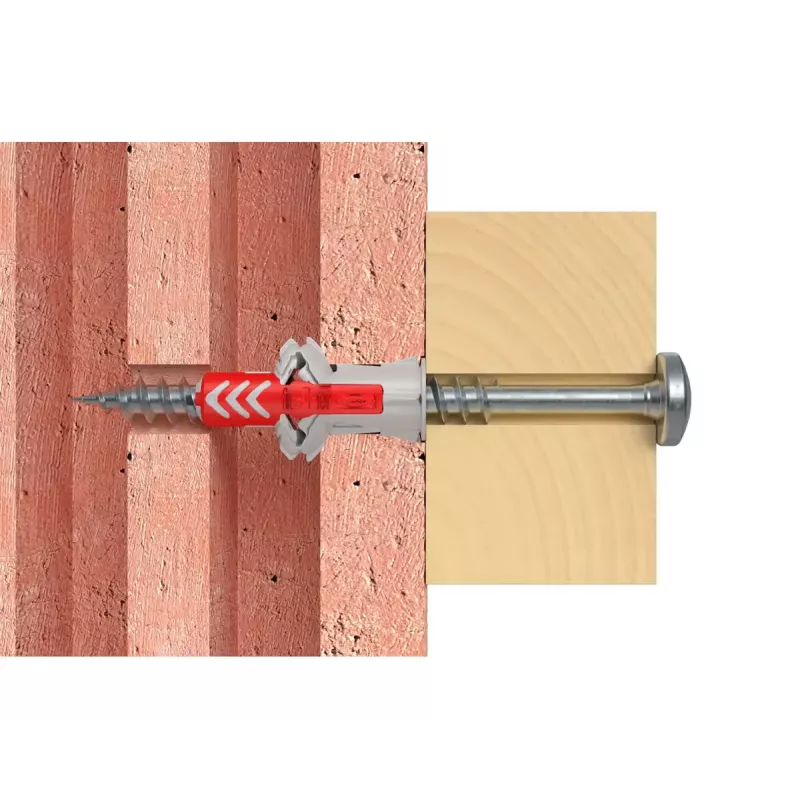 fischer DUOPOWER 8x40 sada univerzálnych hmoždiniek v opätovne uzatvárateľnej škatuli (80 ks)