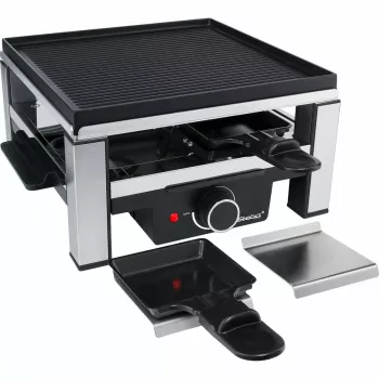Liatinový raclette RC 104 čierna/nerezová oceľ