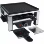 Liatinový raclette RC 104 čierna/nerezová oceľ