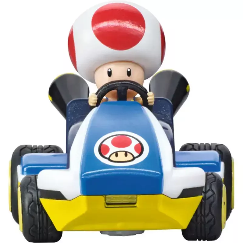 Diaľkovo ovládané hračkárske auto CARRERA Mario Kart Mini RC – Toad Paperbox, 2,4 GHz