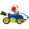 Diaľkovo ovládané hračkárske auto CARRERA Mario Kart Mini RC – Toad Paperbox, 2,4 GHz