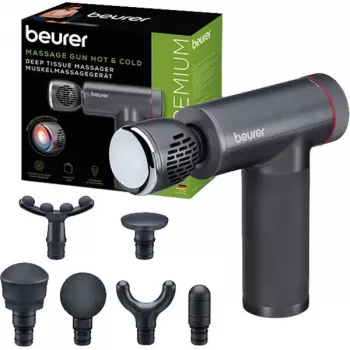 Beurer MG 195 Hot & Cold Triggerpoint masážny prístroj, sivý — Hot & Cold terapia na cielené uvoľnenie svalov