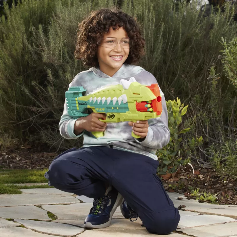 Nerf DinoSquad Armorstrike, hračkárska blaster, 8 rokov, 99 rokov, dinosaurus, 1 kg