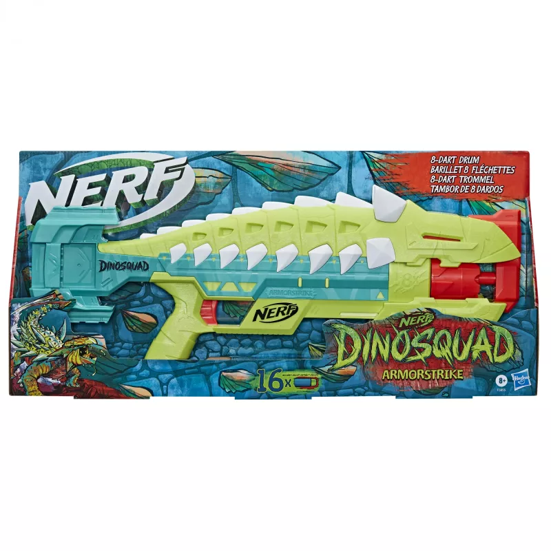 Nerf DinoSquad Armorstrike, hračkárska blaster, 8 rokov, 99 rokov, dinosaurus, 1 kg