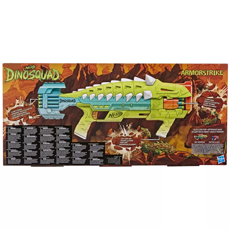 Nerf DinoSquad Armorstrike, hračkárska blaster, 8 rokov, 99 rokov, dinosaurus, 1 kg