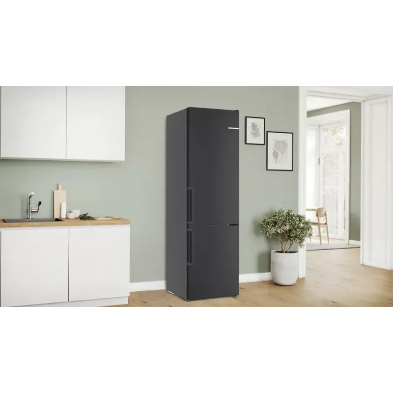 Bosch KGN39VXAU Chladnička s mrazničkou Voľne stojaca 363 l Čierna