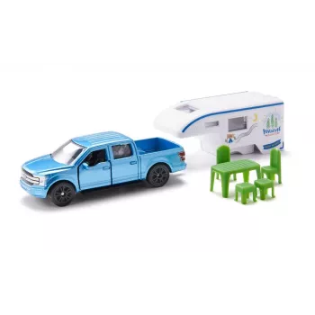 Auto Siku Ford F150 Kov Plast Modrá Zelená Biela 3+ roky