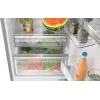 Bosch Serie 6 KGN39AIAU kombinovaná chladnička s mrazničkou, voľne stojaca, 363 l (260 l + 103 l), 203 cm, energetická trieda A, kefovaná nehrdzavejúca oceľ
