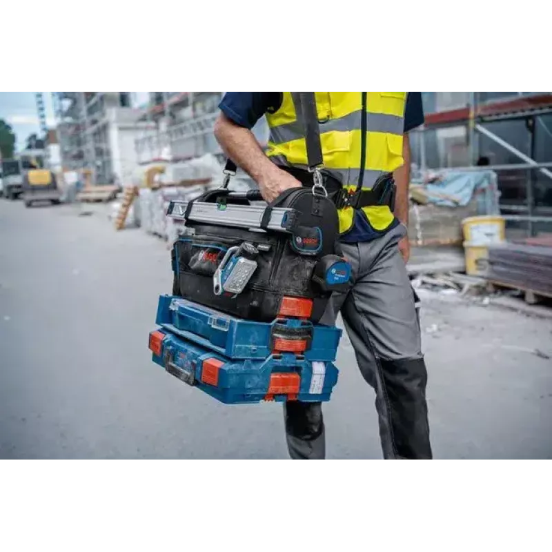 Bosch GWT 20 Professional 1600A025L6 taška na náradie, polyester 1000D, nosnosť 23 kg, čierna/modrá
