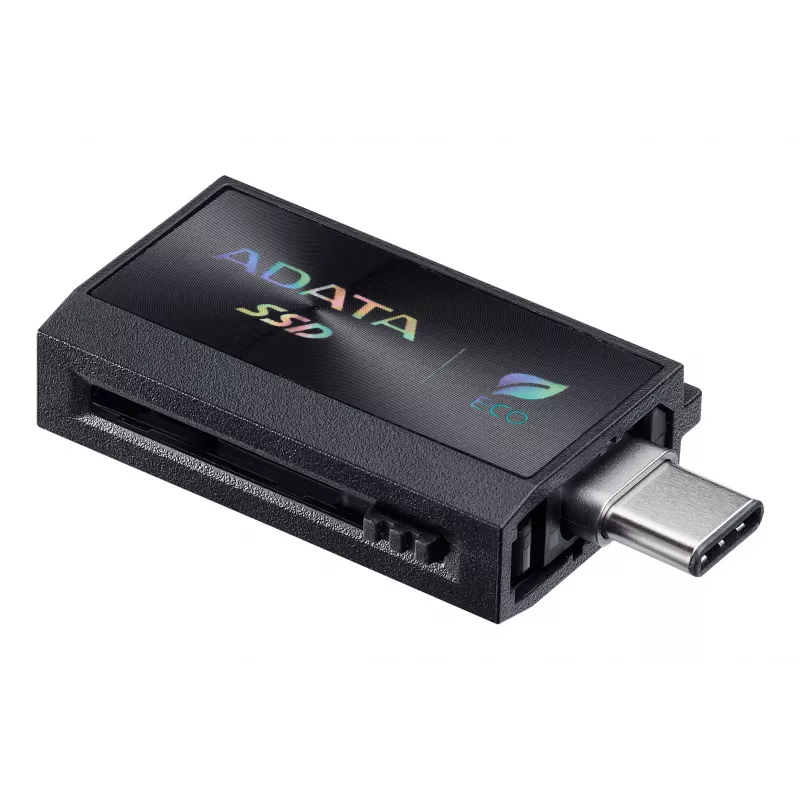 Externý SSD ADATA SC730 1 TB, USB Type-C 3.2 Gen 2, 600/600 MB/s, Čierna, Plastové puzdro