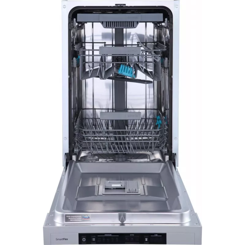 Čiastočne integrovaná umývačka riadu Gorenje GI 561 D 10 S EB — 11 súprav riadu, Slimline 45 cm, 45 dB, 9 L/cyklus