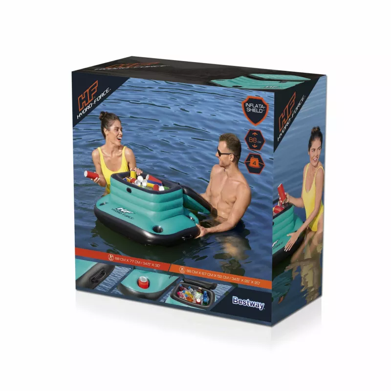 Bestway 43191 chladiaca taška 49 L čierna, sivá, oranžová