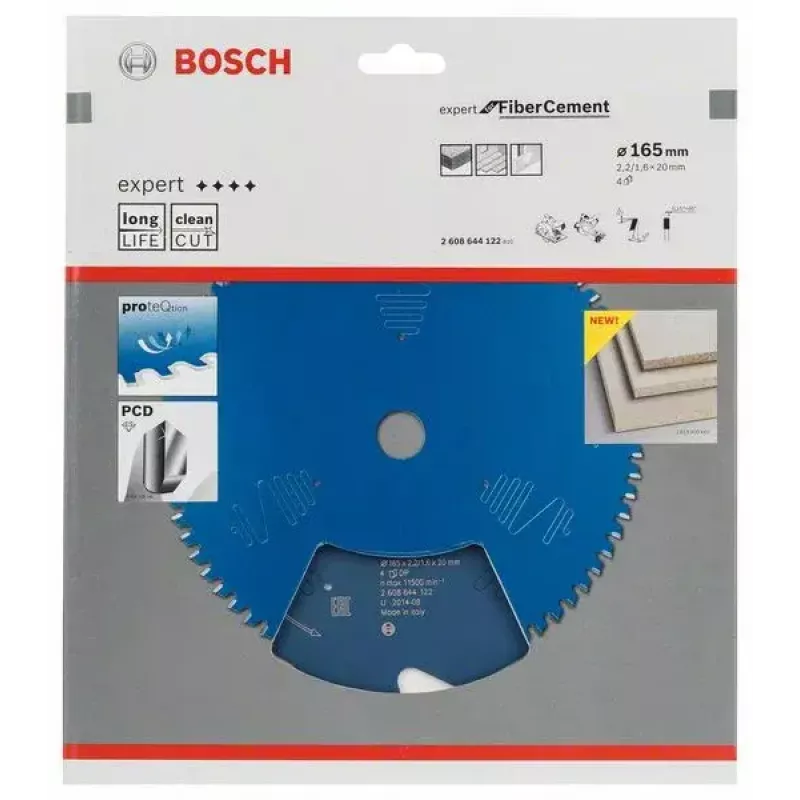 Bosch Expert for Fibre Cement pílový kotúč 165 mm, 4 zuby, otvor 20 mm, 2608644122