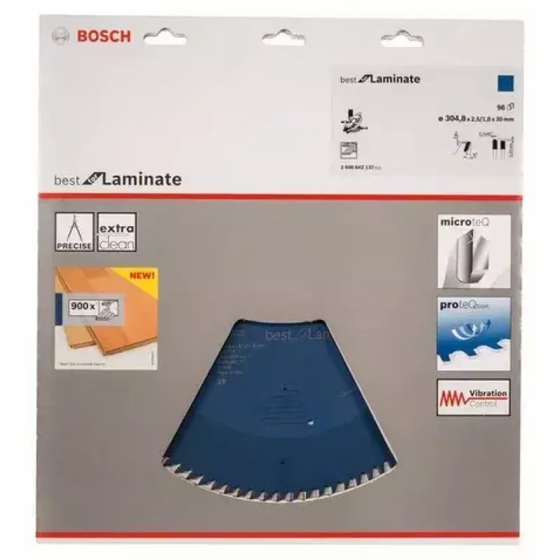 Bosch Best for Laminate 2608642137 kotúč na kotúčovú pílu, Ø 305 mm, 96 zubov, otvor 30 mm