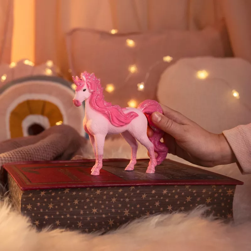 schleich Cassiopeia jednorožčia kobyla, 5 rokov, jednorožec / pegaz, jednorožce a víly, viacfarebná, plast