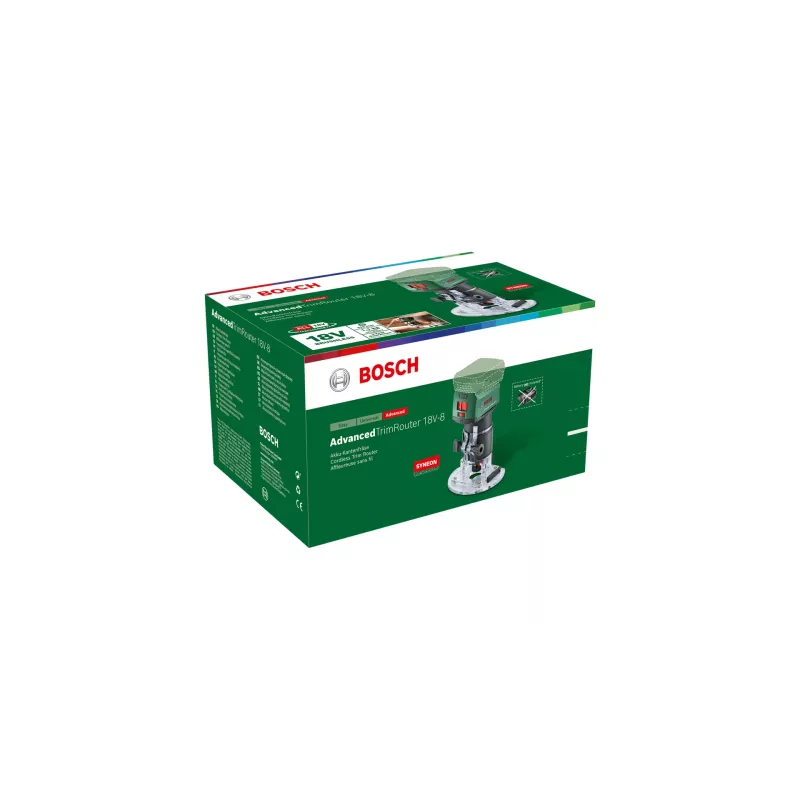 Bosch AdvancedTrimRouter 18V-8 akumulátorová okrajová fréza, bez akumulátora a nabíjačky