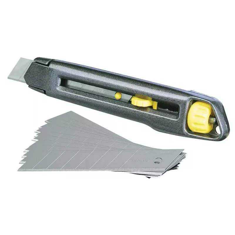 Nôž s lámacími čepeľami Stanley Interlock 18 mm