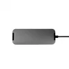 Chieftec DSC-901 dokovacia stanica USB-C, USB 3.2 Gen 1, HDMI, Gigabit LAN, 2x USB-A, 2x USB-C, titánová