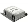 Montážny rámik DeLOCK 18210 z 3,5 palca na 2 x 2,5 palca HDD/SSD, čierny